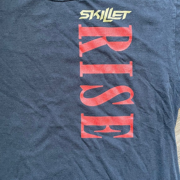 Skillet Rise T-Shirt Mens Large Graphic Band Tee Short Sleeve 31 - Picture 2 of 4